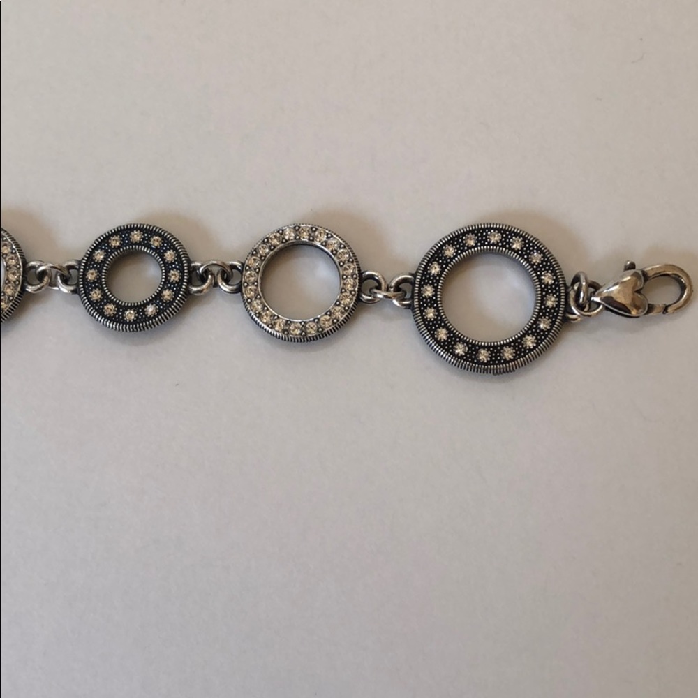 Brighton Silver Rhinestone Bracelet - Picture 3 of 5